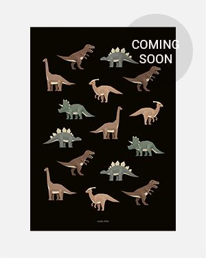 Dinosauriers poster 50x70 cm