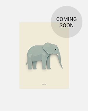 Olifant poster 30x40 cm