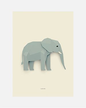 Olifant poster 50x70 cm