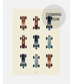 Raceauto's poster 50x70 cm